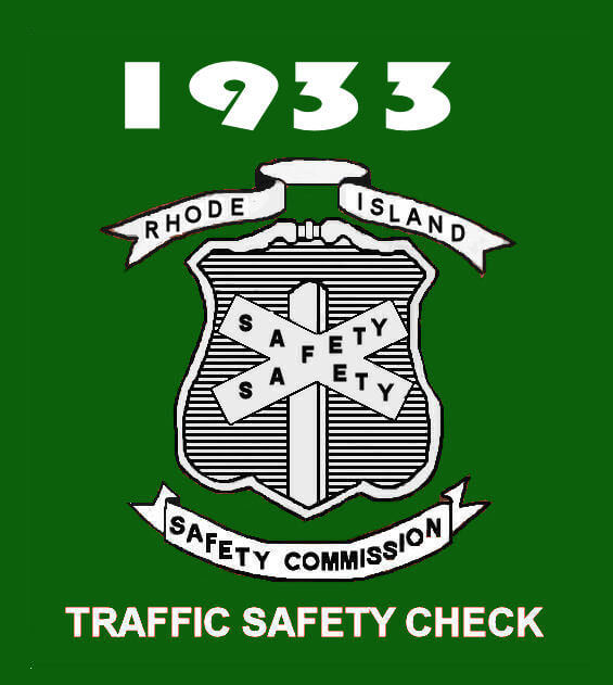1933 Rhode Island inspection sticker 1933 Rhode Island inspection sticker